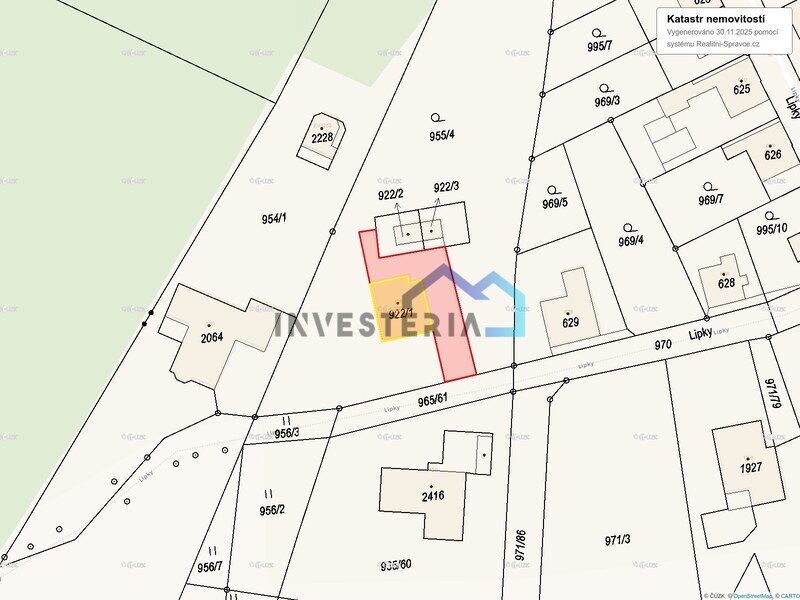 Prodej rodinného domu 140 m² na pozemku 2201 m², Červený Kostelec - Lipky