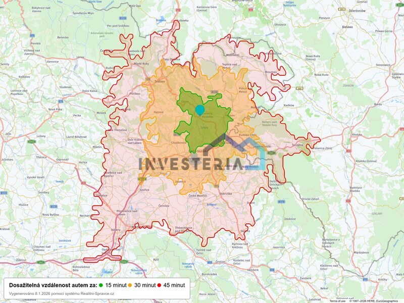 Prodej stavebního pozemku 2201 m², Červený Kostelec - Lipky